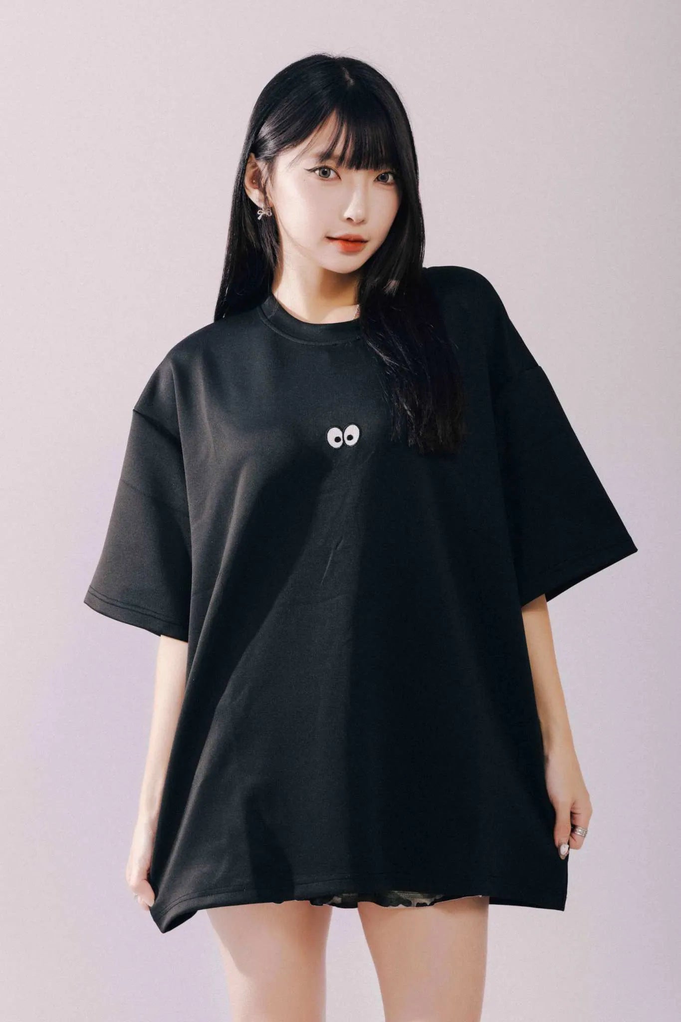 XCTRL Flowing with Freedom Oversize Shirt - Black