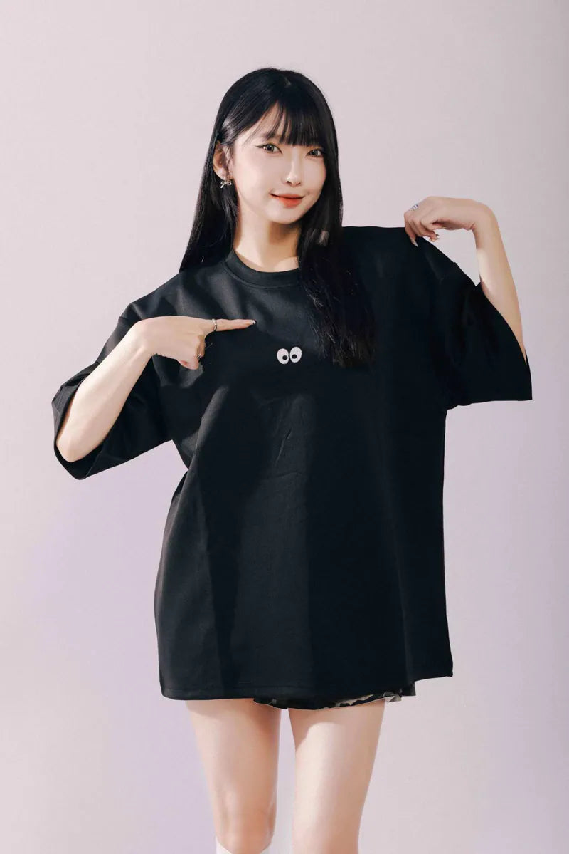 XCTRL Flowing with Freedom Oversize Shirt - Black